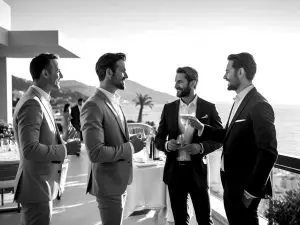A-group-of-elegant-real-estate-agents-networking-2-blackwhite