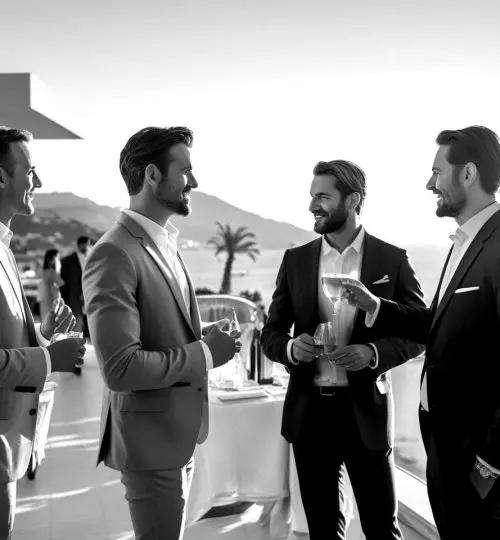 A-group-of-elegant-real-estate-agents-networking-2-blackwhite
